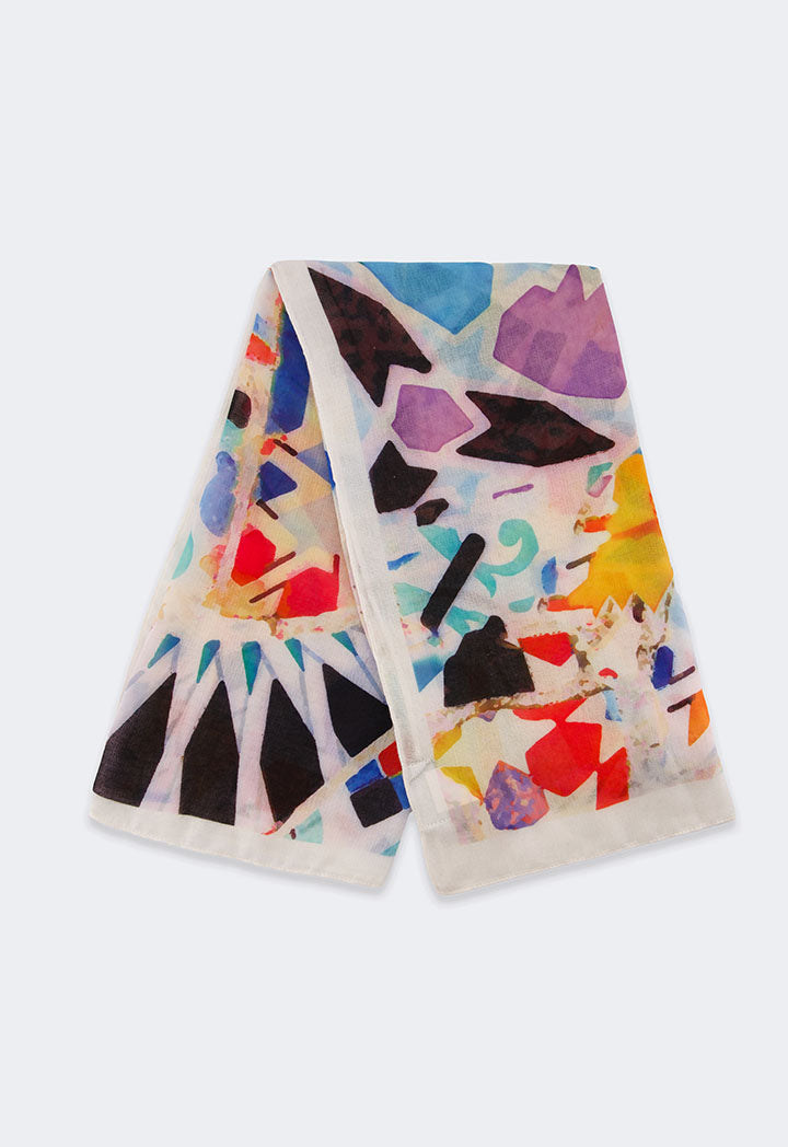 Choice Modern Multicolored Scarf Multi Color