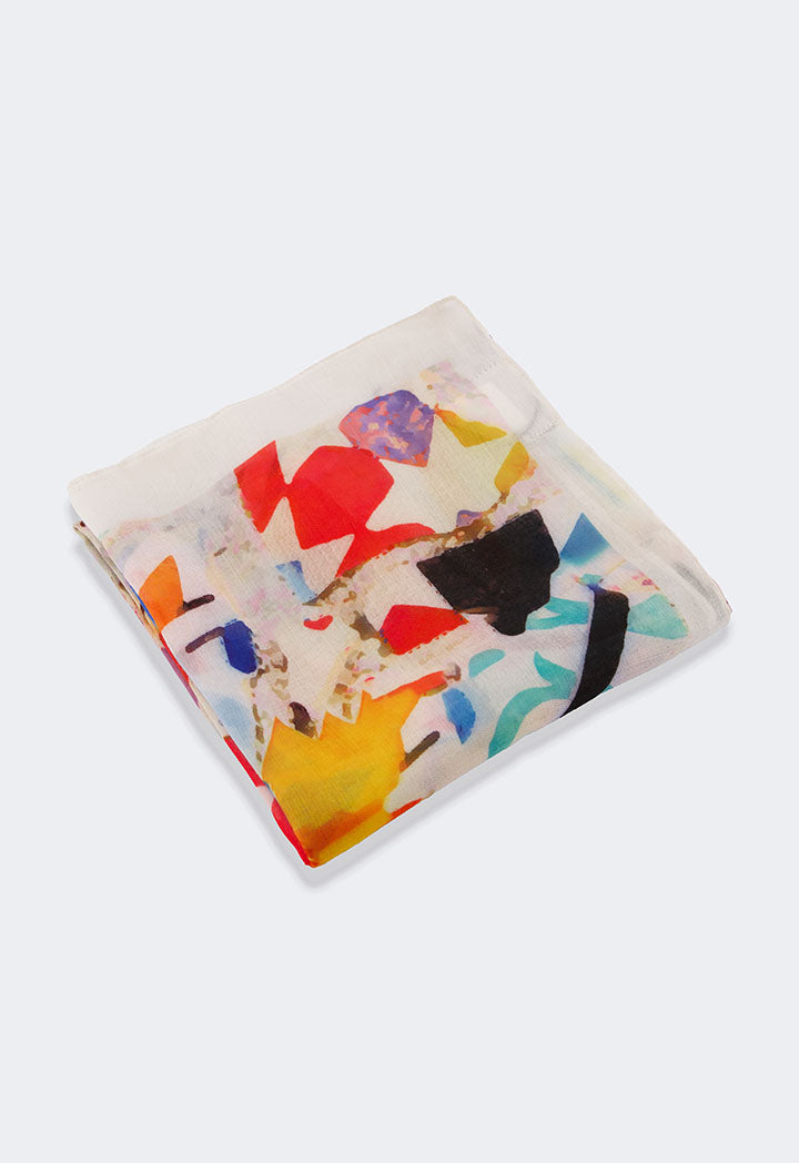 Choice Modern Multicolored Scarf Multi Color