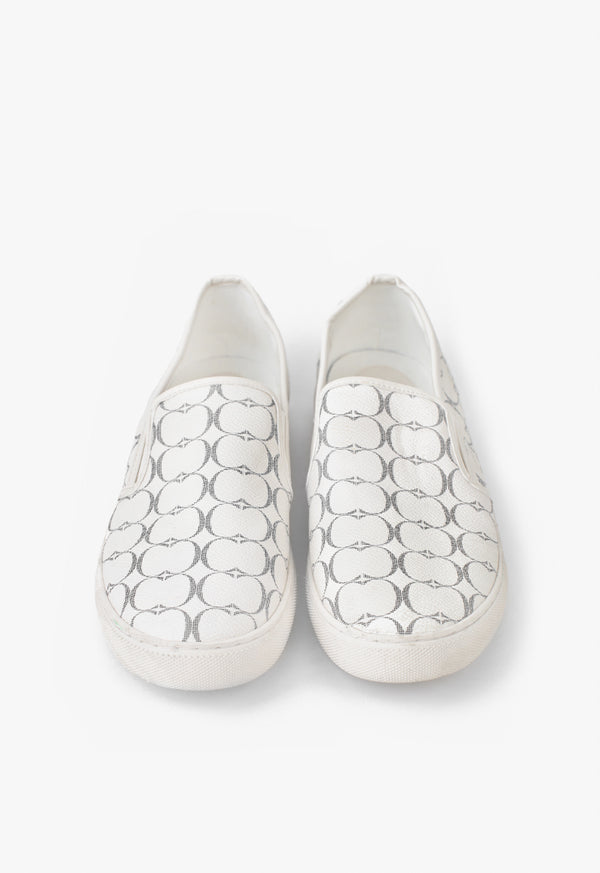 Choice Monogram Slip On Shoes Off White