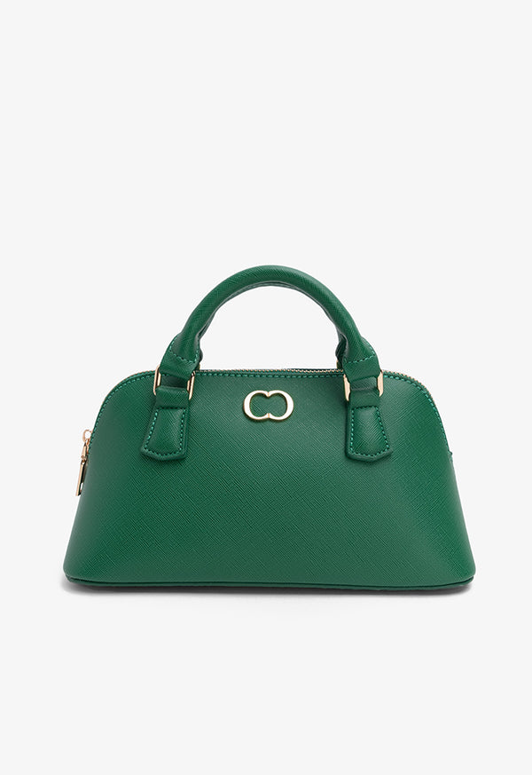 Choice Solid Classic Handbag Green