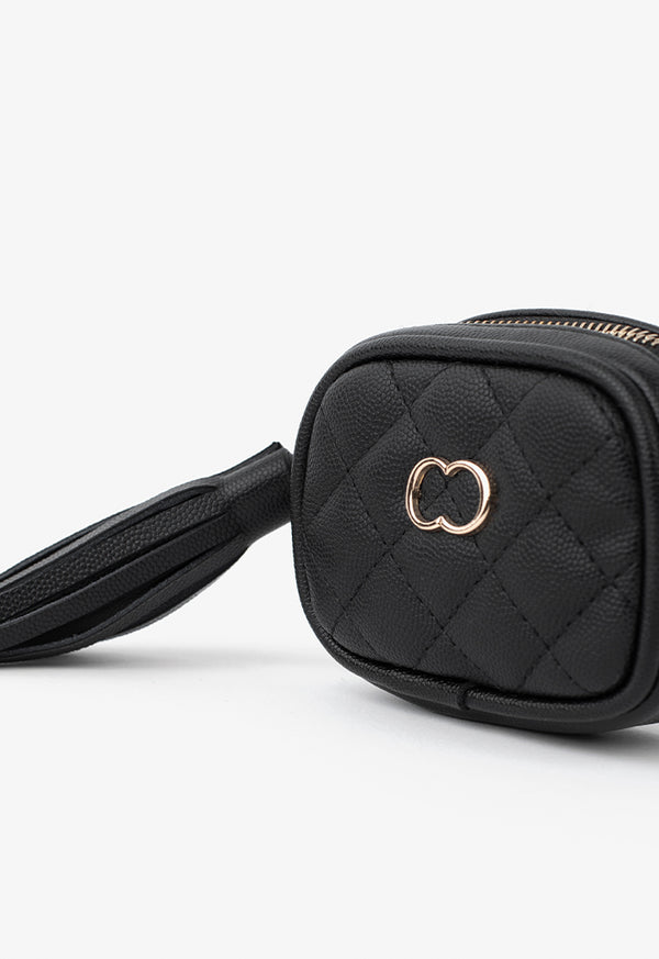 Choice Mini Quilted Cross Body Bag Black