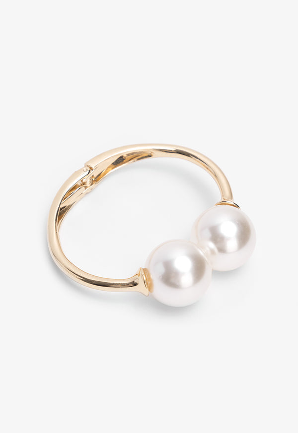 Choice Classic Faux Pearls Bracelet Gold
