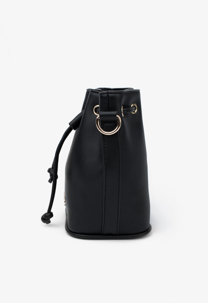 Choice Vibrant Classic Bucket Shoulder Bag Black