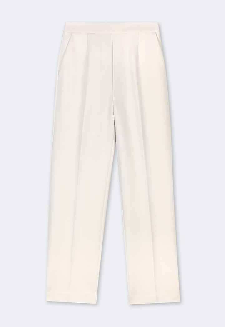 Choice Solid Straight Leg Trouser Sand