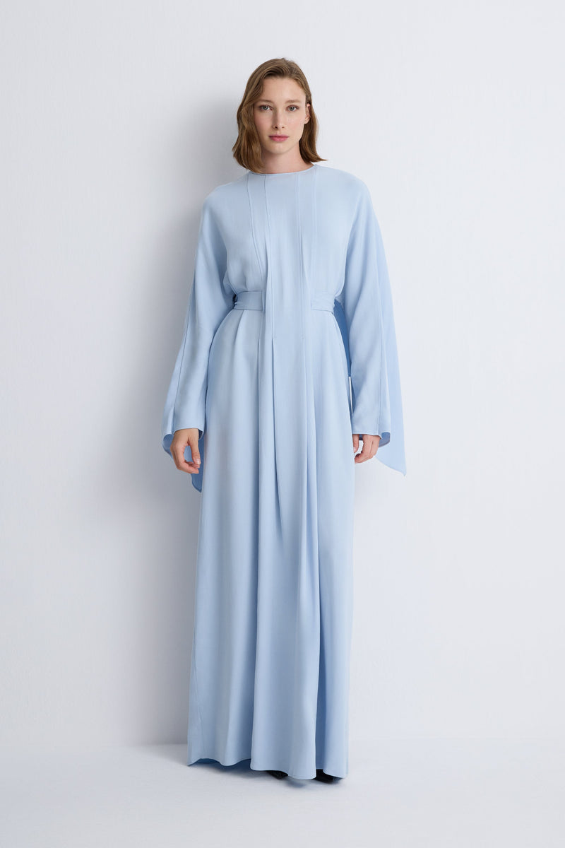 Nean Romantic Maxi Cape Dress
 Sky Blue
