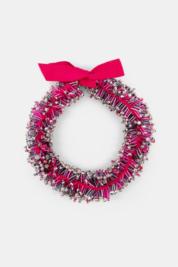 Nean Crystals Embellished Necklace Multi Color