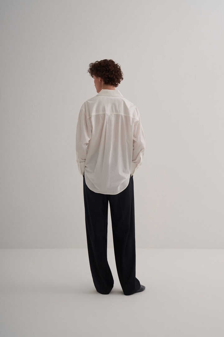 Kk Design Oversized Cotton Shirt Ecru