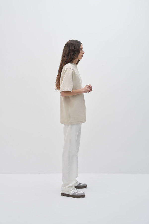 Kk Design Basic T-Shirt Beige