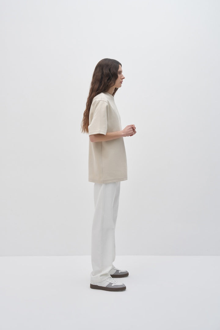 Kk Design Basic T-Shirt Beige