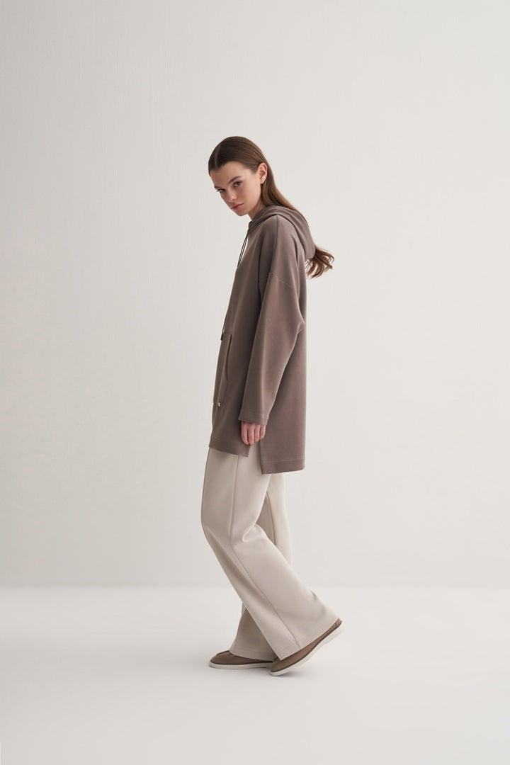 Kk Design Modal Sweatshirt Mink