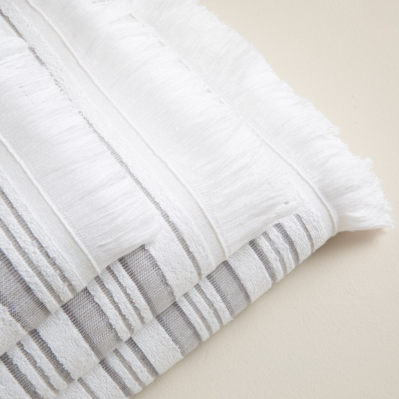 Chakra Derin Towel 100X150 Cm White