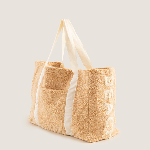 Chakra Ofida Beach Bag 41X18X30 Cm Natural