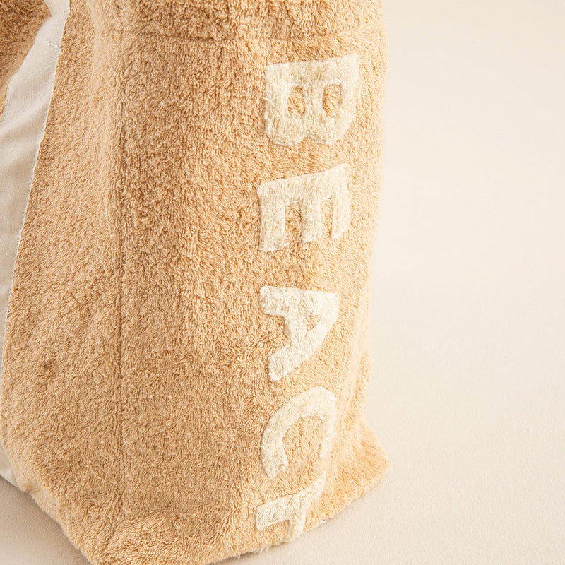 Chakra Ofida Beach Bag 41X18X30 Cm Natural