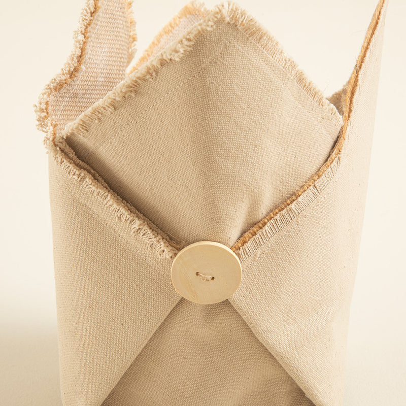 Chakra Button Pot Cover 19 Cm Natural
