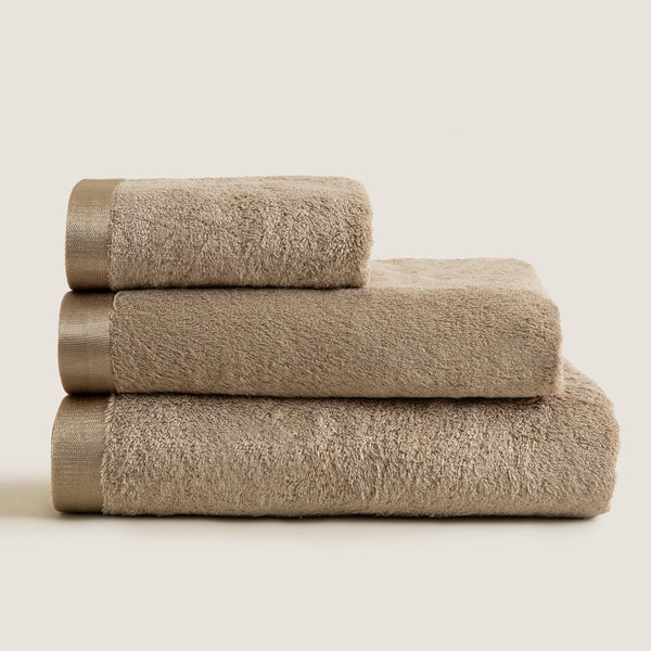 Chakra Floss Towel 85X150 Dark Beige
