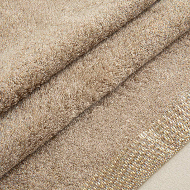Chakra Floss Towel 85X150 Dark Beige