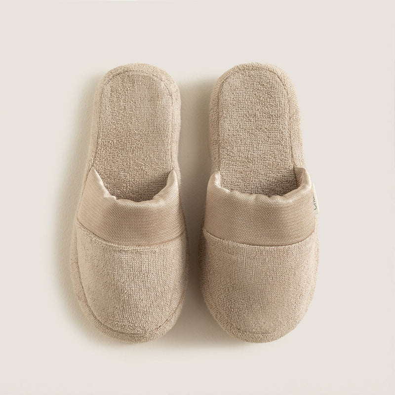 Chakra Floss Unisex Slipper Dark Beige