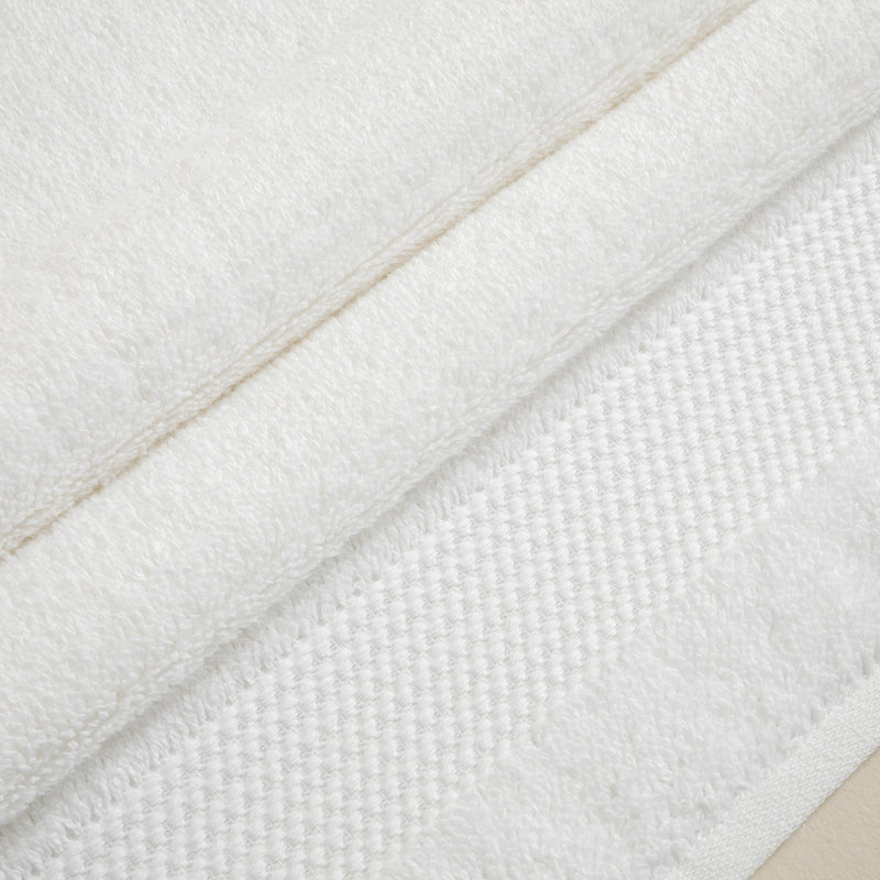 Chakra Eva Cotton Hand Towel 30X50 Cm White