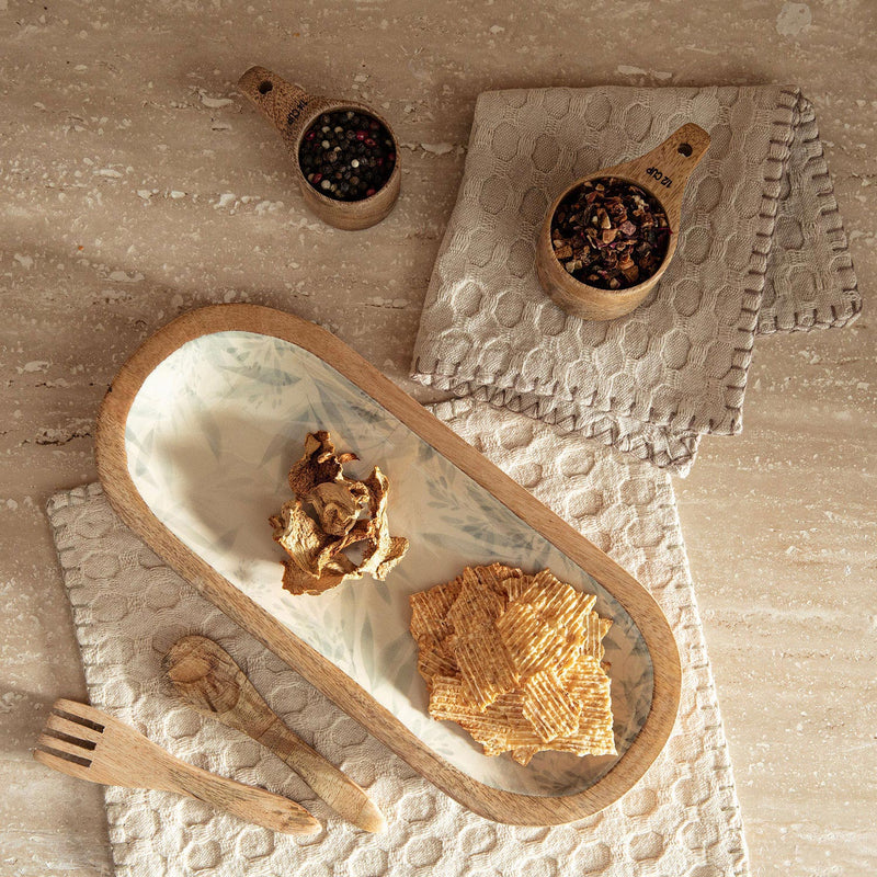Chakra Lorenza Serving Plate 36X16,5 Cm Beige