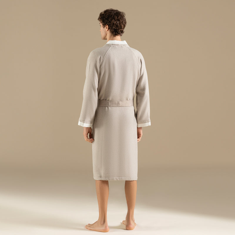 Chakra Adelina Unisex Bathrobe Natural