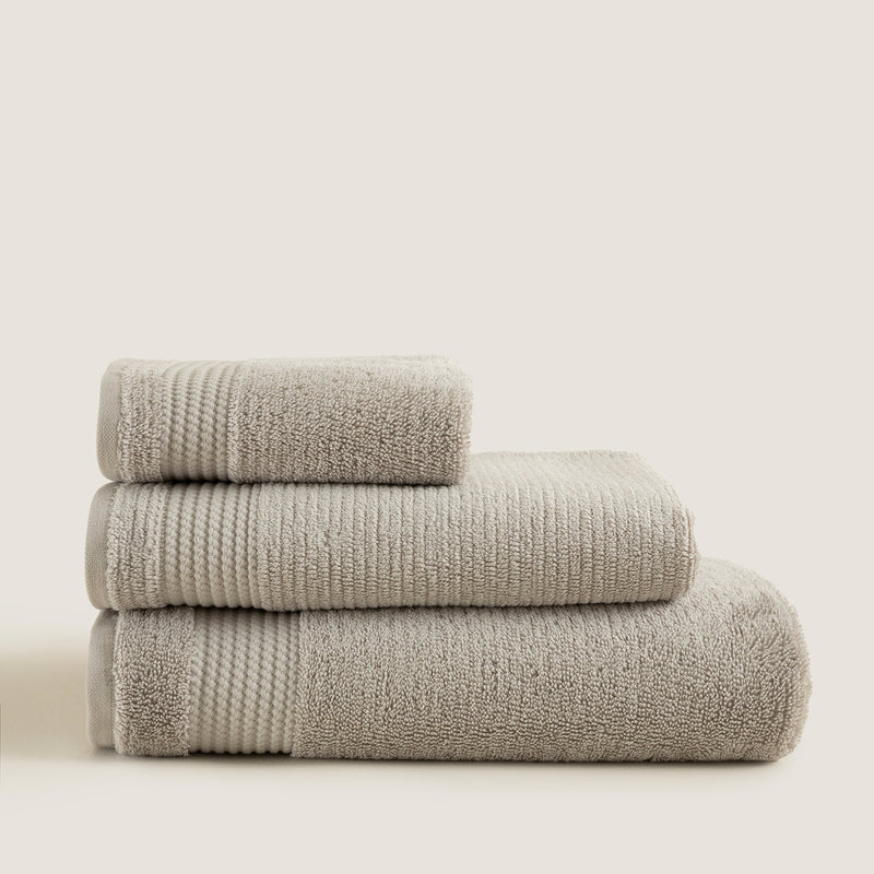 Chakra Eva Cotton Towel 85X150 Cm Light Grey