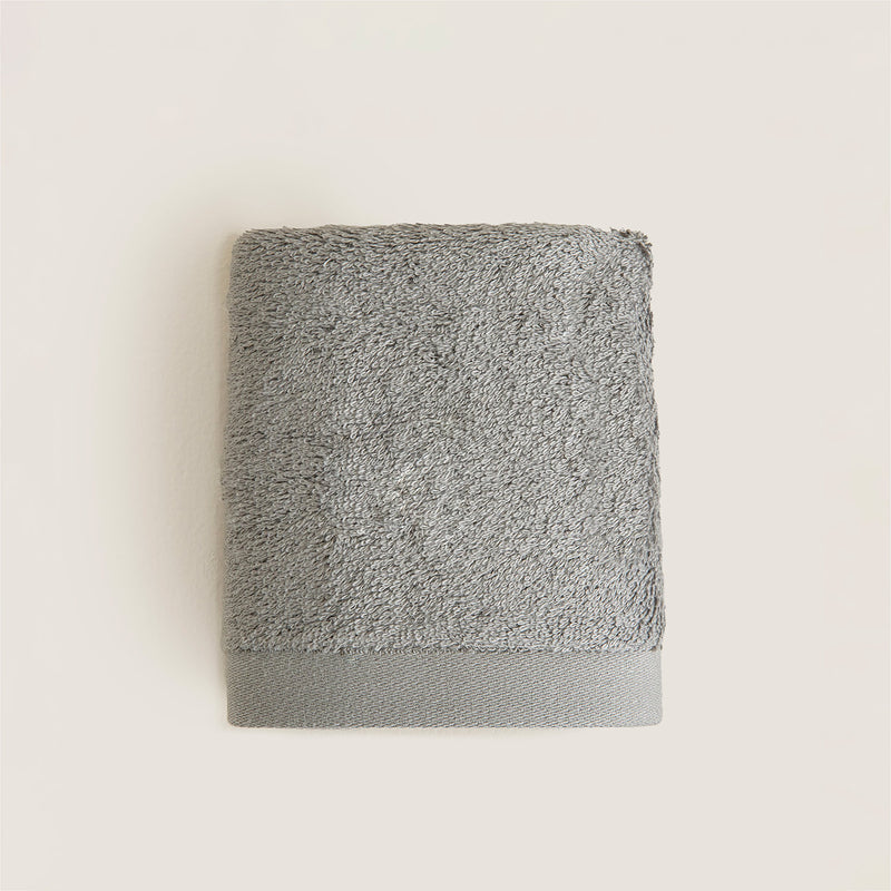 Chakra Solid Towel 30X50 Cm Light Grey