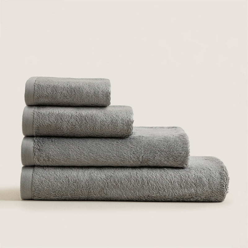 Chakra Solid Towel 50X90 Cm Light Grey