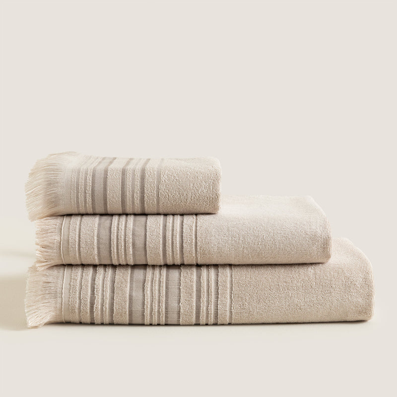 Chakra Derin Towel 50X90 Cm Beige