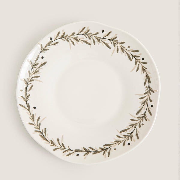 Chakra Oliva Serving Plate 28 Cm Olive
