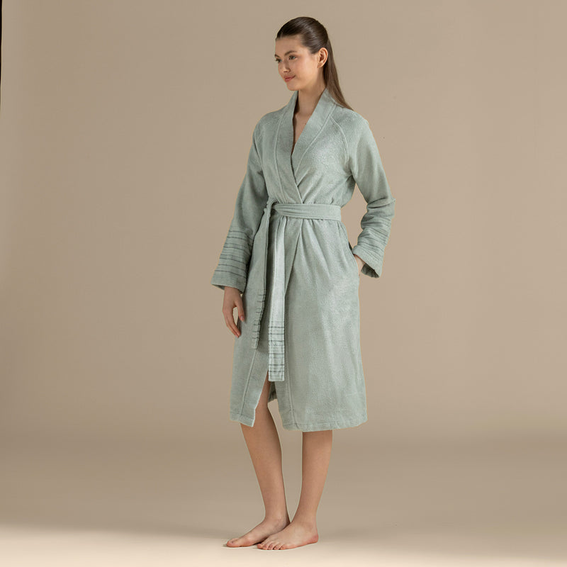 Chakra Derin Bamboo Unisex Bathrobe Multi Color