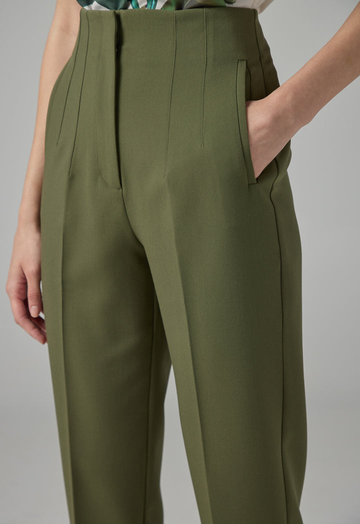 Choice Basic Straight Cut Trousers Khaki