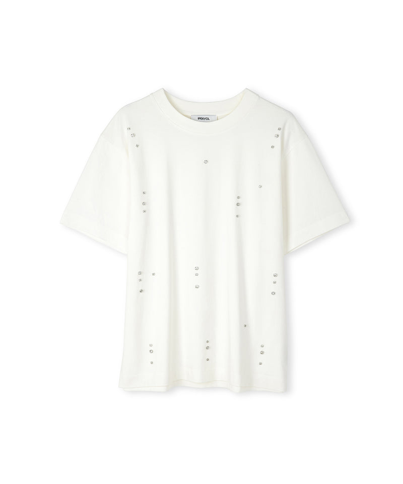 Ipekyol Embroidered T-Shirt Ecru