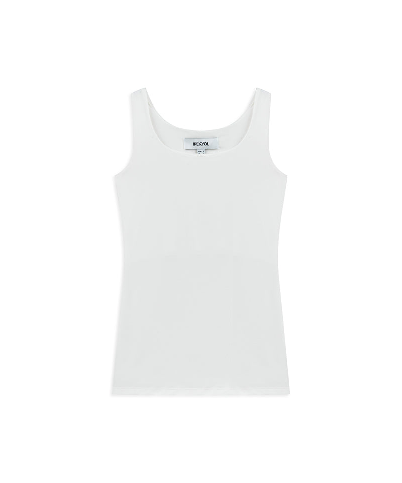 Ipekyol Basic Strappy T-Shirt Ecru