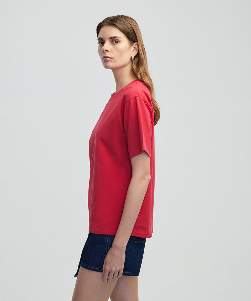 Ipekyol Basic T-Shirt Cherry