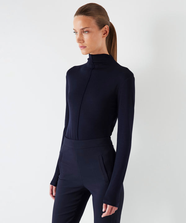 Ipekyol Slim Fit Trousers Navy