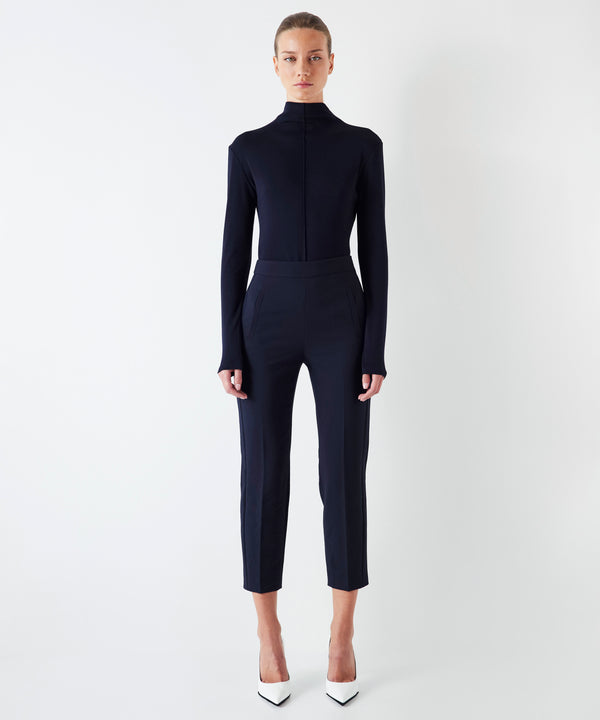 Ipekyol Slim Fit Trousers Navy