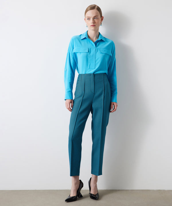 Ipekyol Basic Long Sleeve Shirt Blue