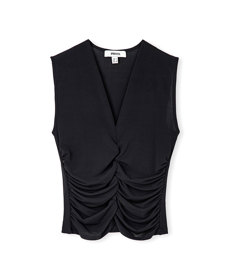 Ipekyol Draped T-Shirt Black