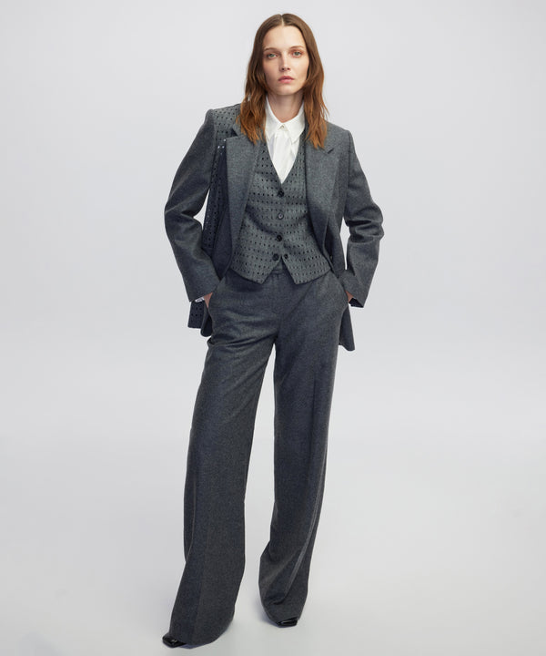 Ipekyol Cutout Trousers Anthracite