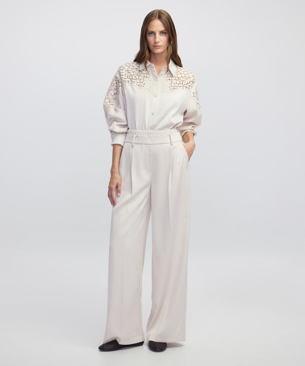 Ipekyol Layered Waist Trousers Cream