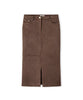 Ipekyol Suede-Effect Mini Skirt Brown