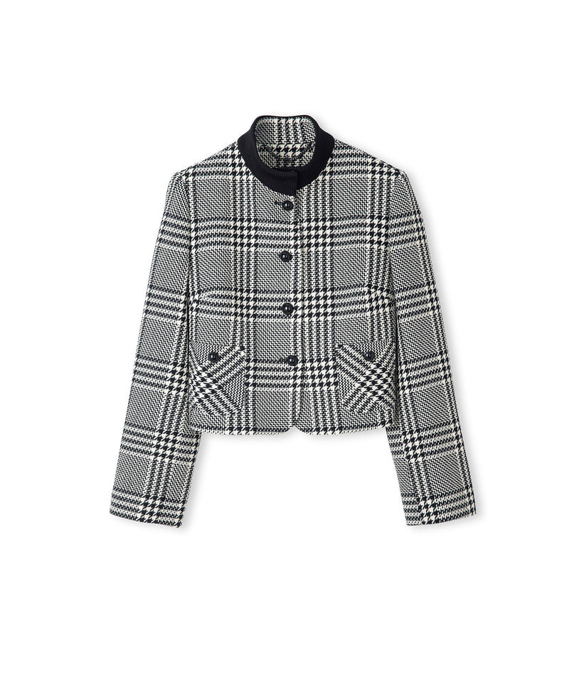 Ipekyol Checked Jacket Black