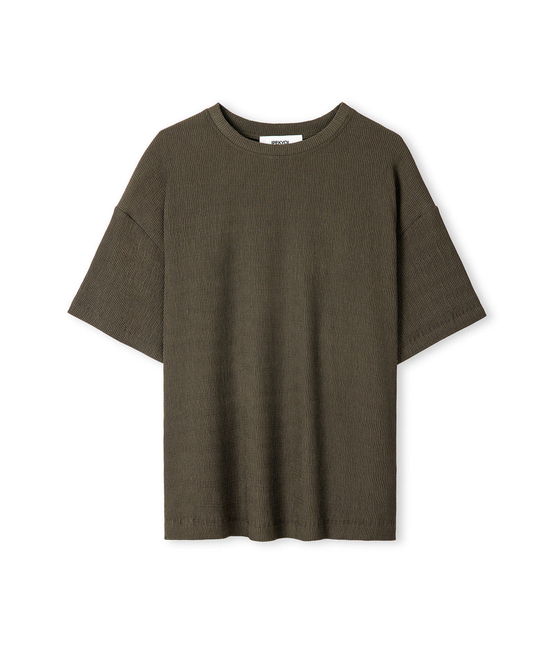 Ipekyol Textured Blouse Khaki