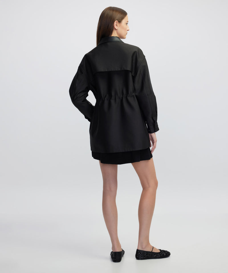 Ipekyol Floral Embellished Coat Black