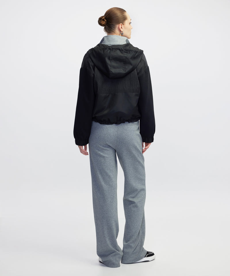 Ipekyol Mixed Media Coat Black