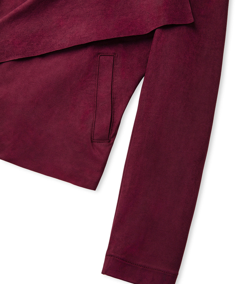 Ipekyol Suede-Effect Coat Bordoux