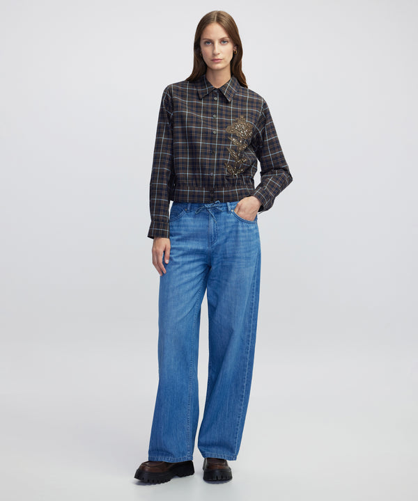 Ipekyol Tie-Waist Wide-Leg Jeans Indigo