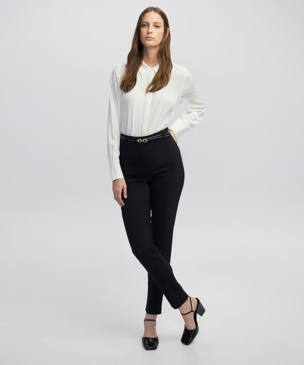 Ipekyol Silk Shirt With Pintucks Ecru