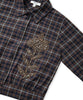 Ipekyol Embellished Floral Applique Shirt Navy