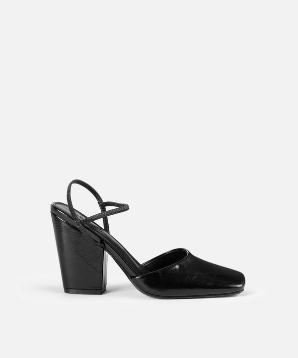 Ipekyol Leather-Effect Shoes With Block Heels Black
